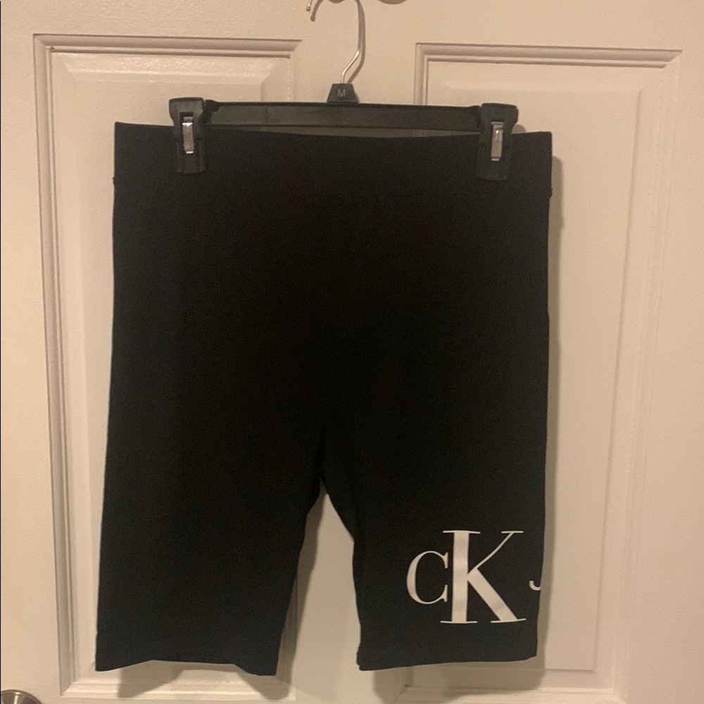 Calvin Klein Black Athletic Shorts with Logo